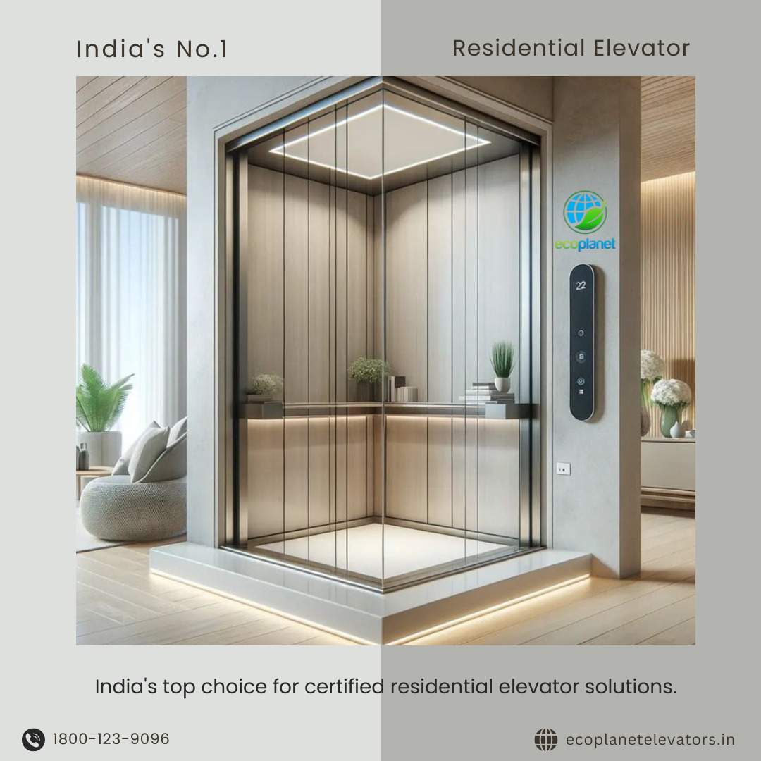 India's top choice for certified residential elevator solutions.