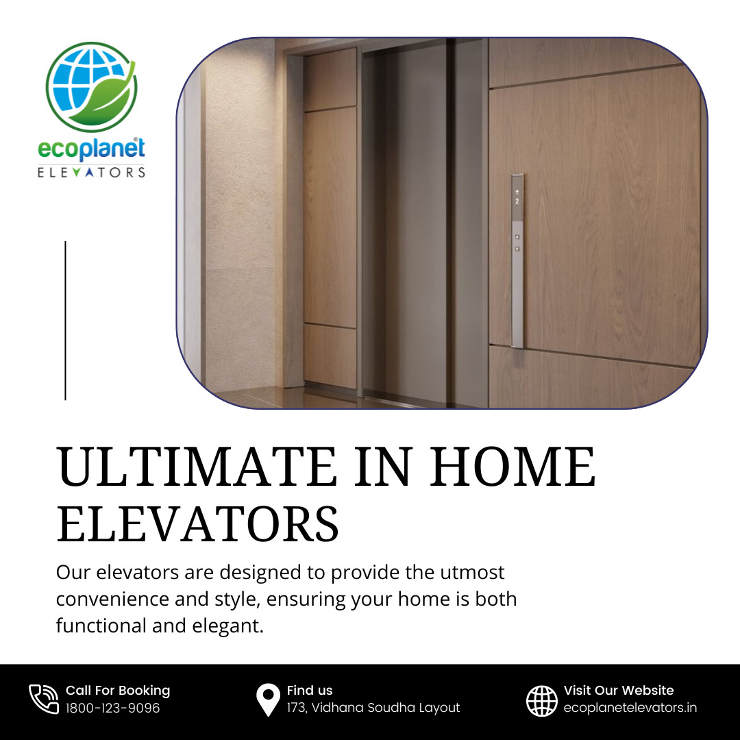 Home Elevators with Eco Planet Elevators.