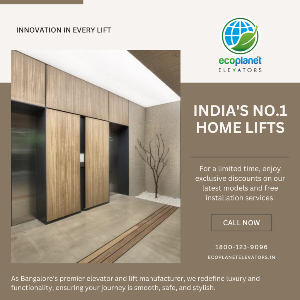 Bangalore's Leading Elevator and Lift Manufacturer.