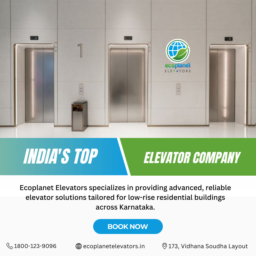 Ecoplanet Elevators specializes in providing advanced, reliable elevator solutions tailored for low-rise residential buildings across Karnataka.