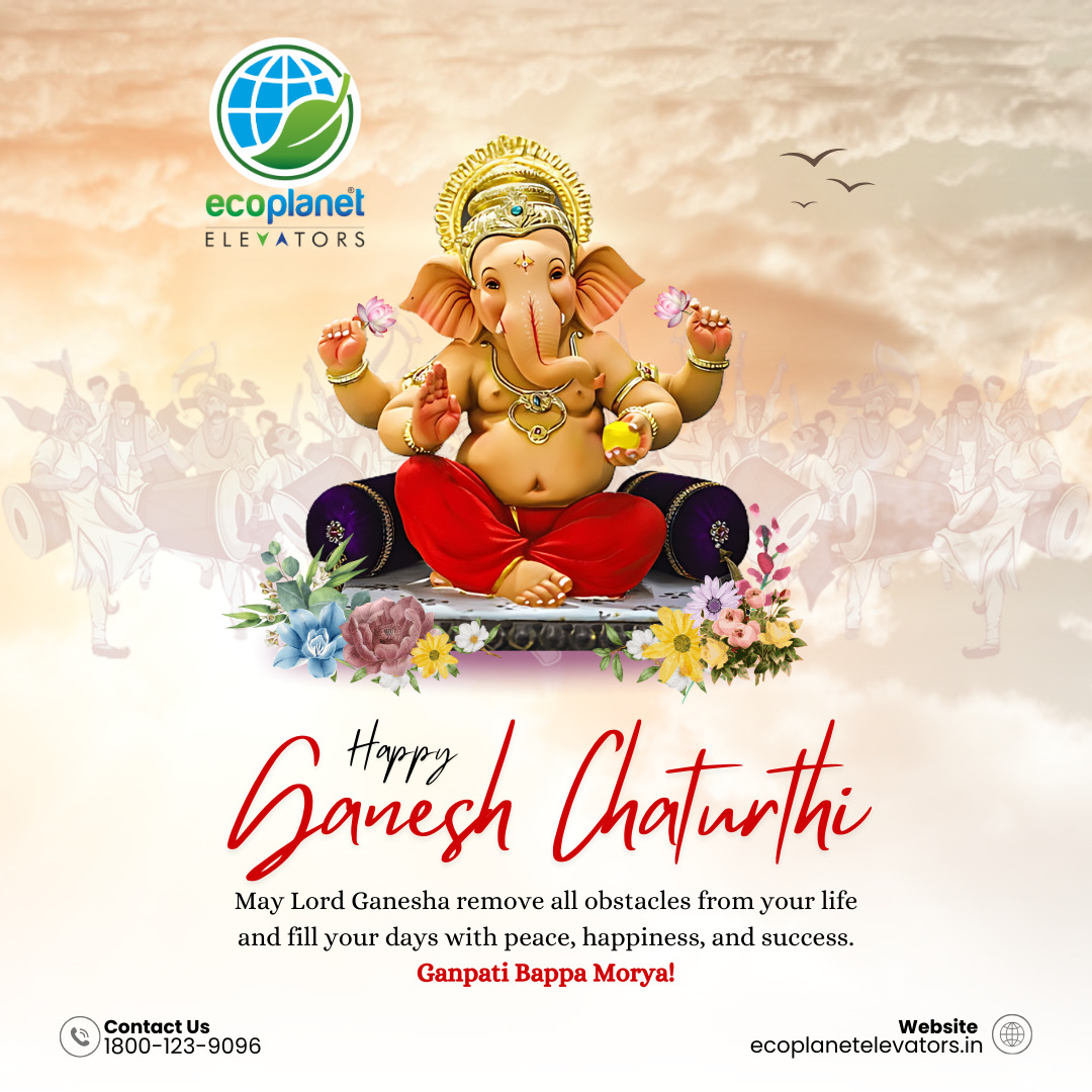 Warm Ganesh Chaturthi Wishes from Ecoplanet Elevators