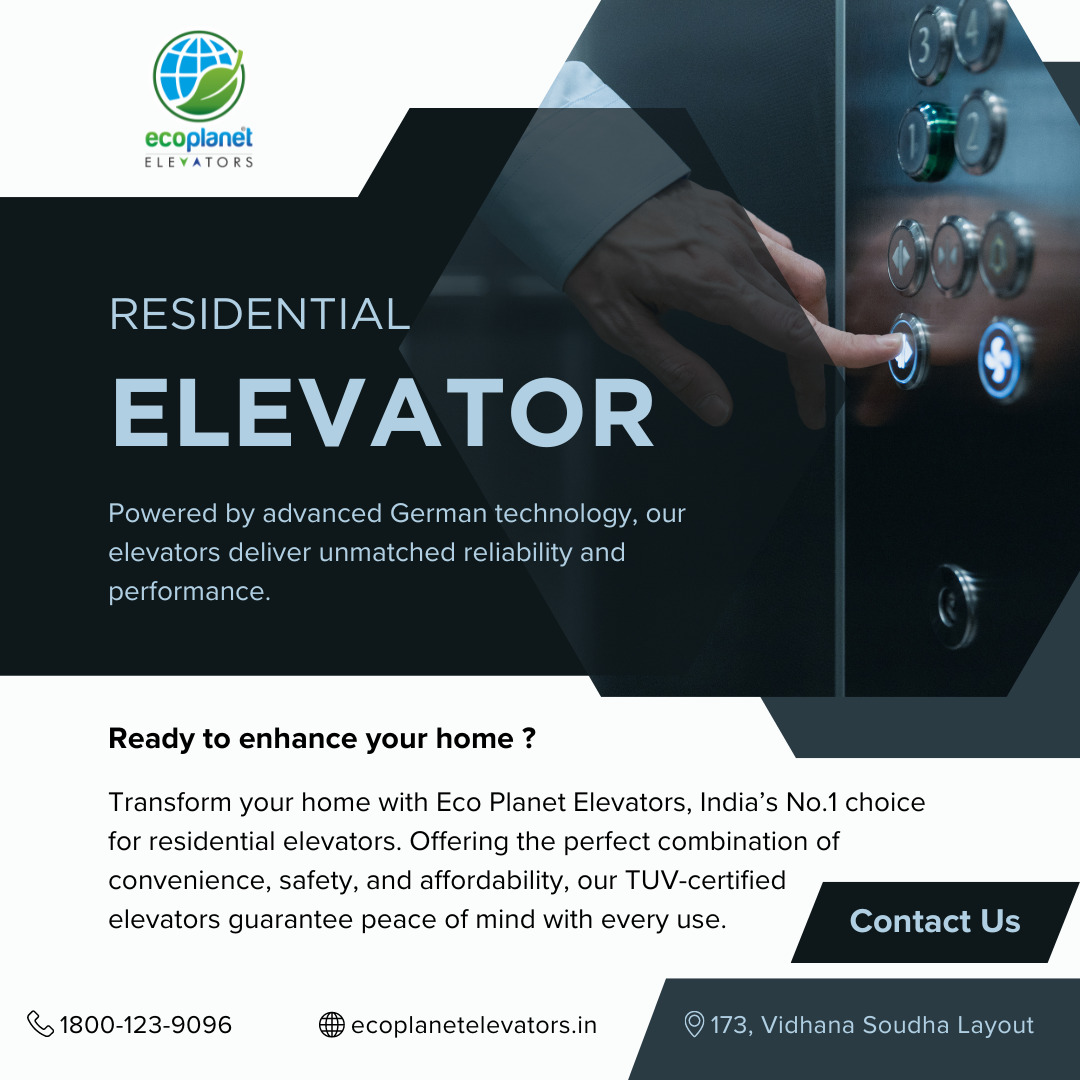 Upgrade Your Home with Eco Planet Elevators - The Leader in Residential Elevator Solutions