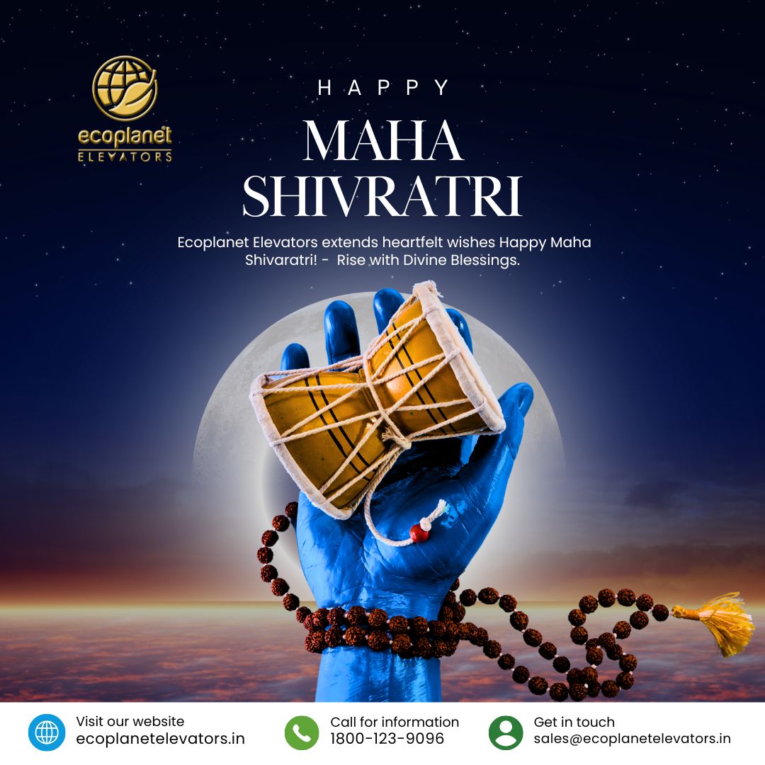 Ecoplanet Elevators extends heartfelt wishes to all our valued customers and partners. May Lord Shiva bless you with strength, wisdom, and success.