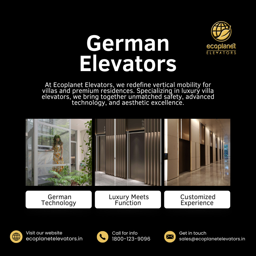 GermanElevators by Ecoplanet Elevators — Where German Precision Meets Elegant Living!