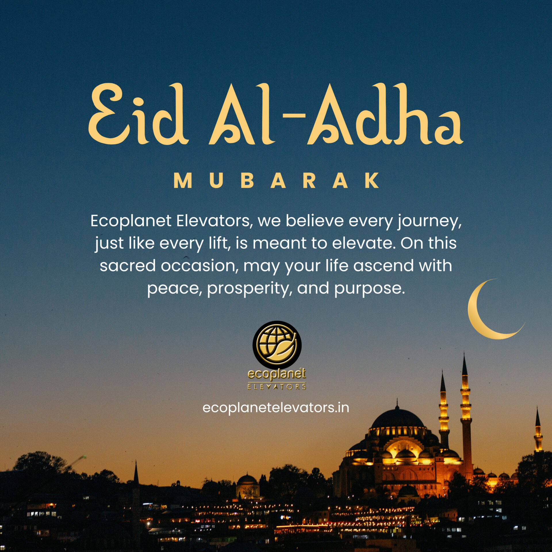 Eid-ul-Adha Mubarak from Ecoplanet Elevators