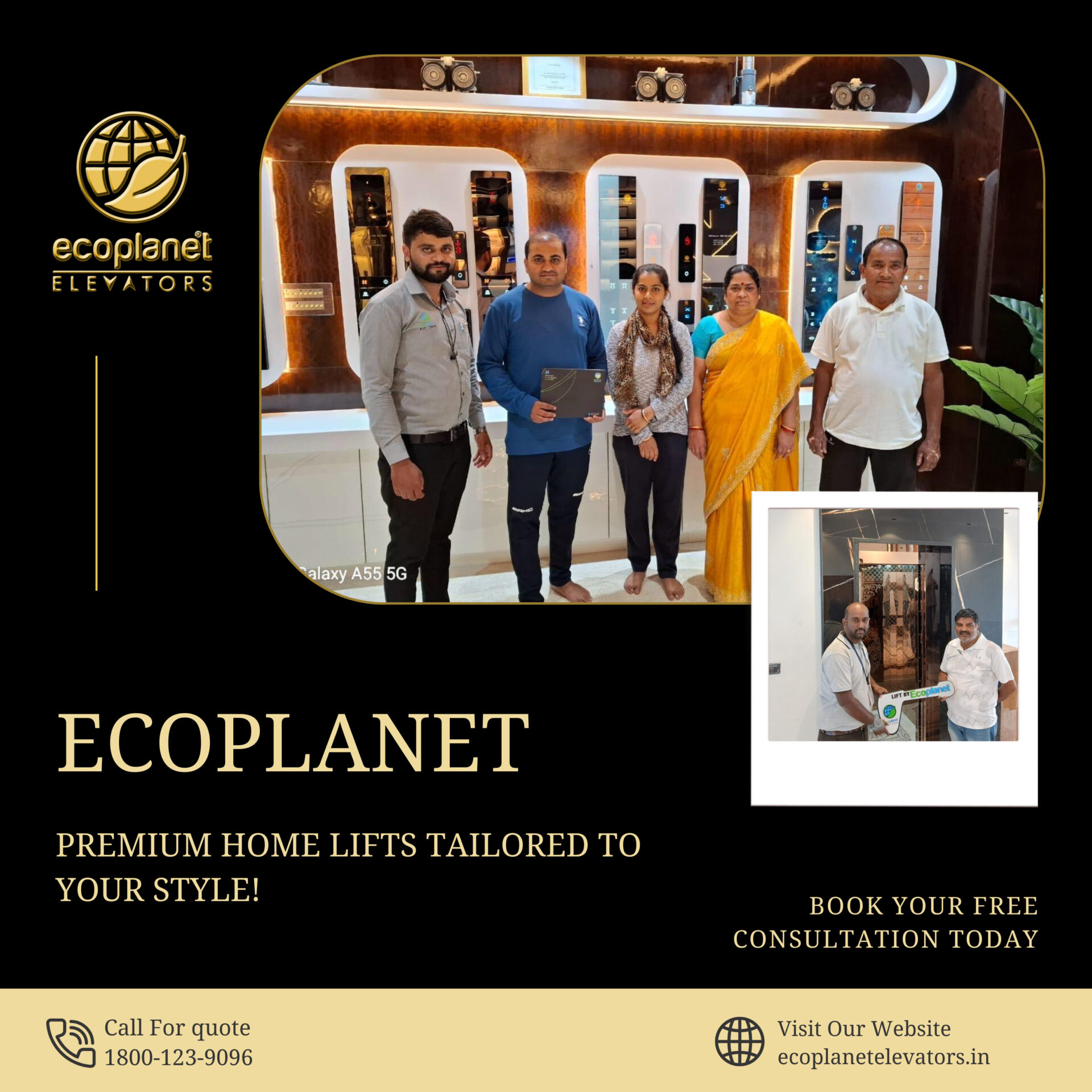 EcoPlanet Elevators – Premium Home Lifts Tailored to Your Style!