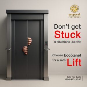 Getting trapped in a lift is more than inconvenient - it’s frightening. The visual of hands squeezed between closing doors is exactly what Ecoplanet Elevators is engineered to prevent. With intelligent door sensors, certified control systems, and German-backed engineering, Ecoplanet home and passenger elevators are designed to detect obstacles, stop safely, and respond quickly in emergencies. From villas and apartments to commercial buildings, every Ecoplanet lift focuses on smooth evacuation, reliable operation, and complete peace of mind for your family, guests, and residents.
